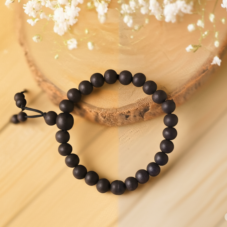 Karungali Kavach Harmony Combo (Mala + Bracelet)