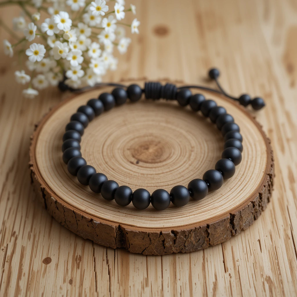 Karungali Kavach Harmony Combo (Mala + Bracelet)