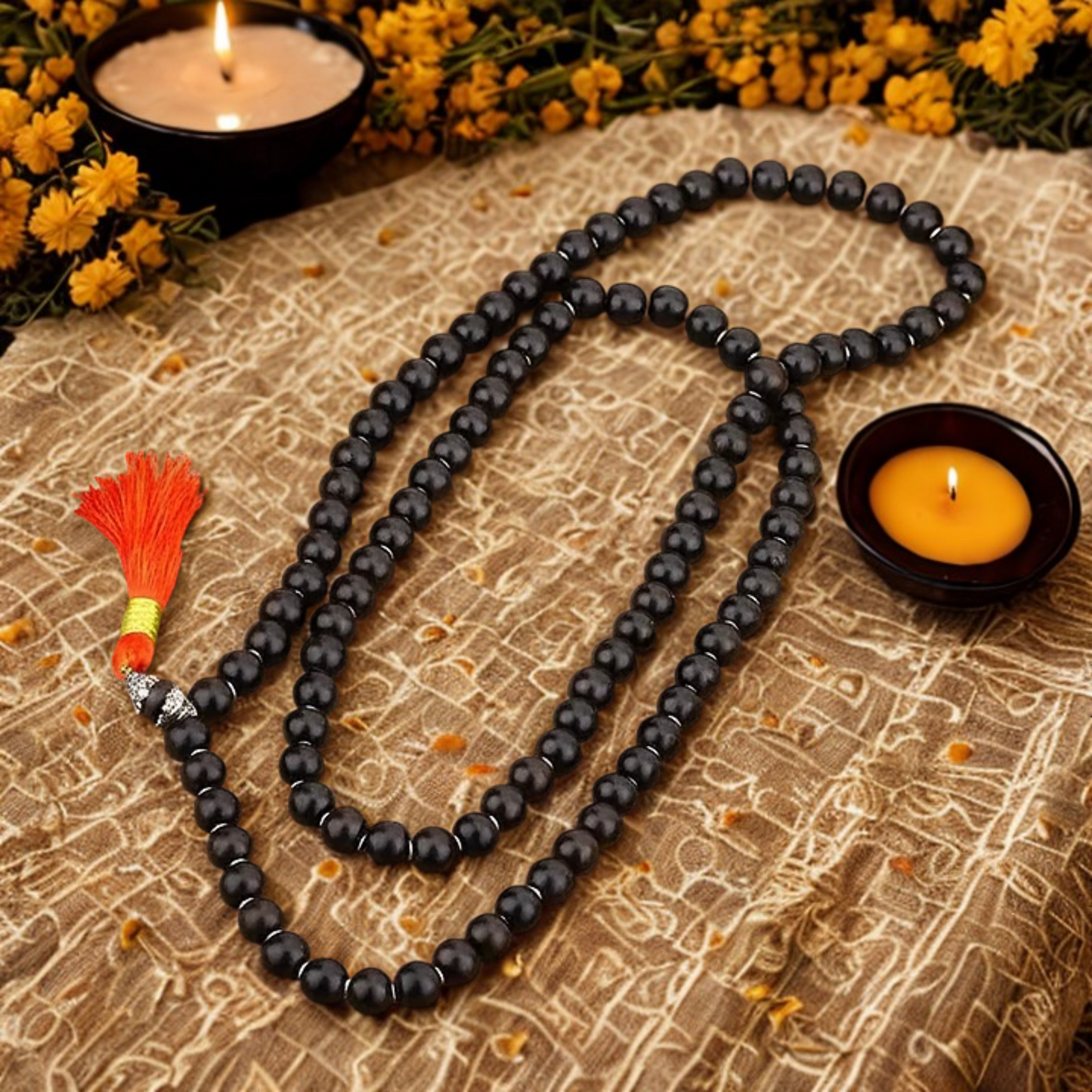 Karungali Kavach Harmony Combo (Mala + Bracelet)
