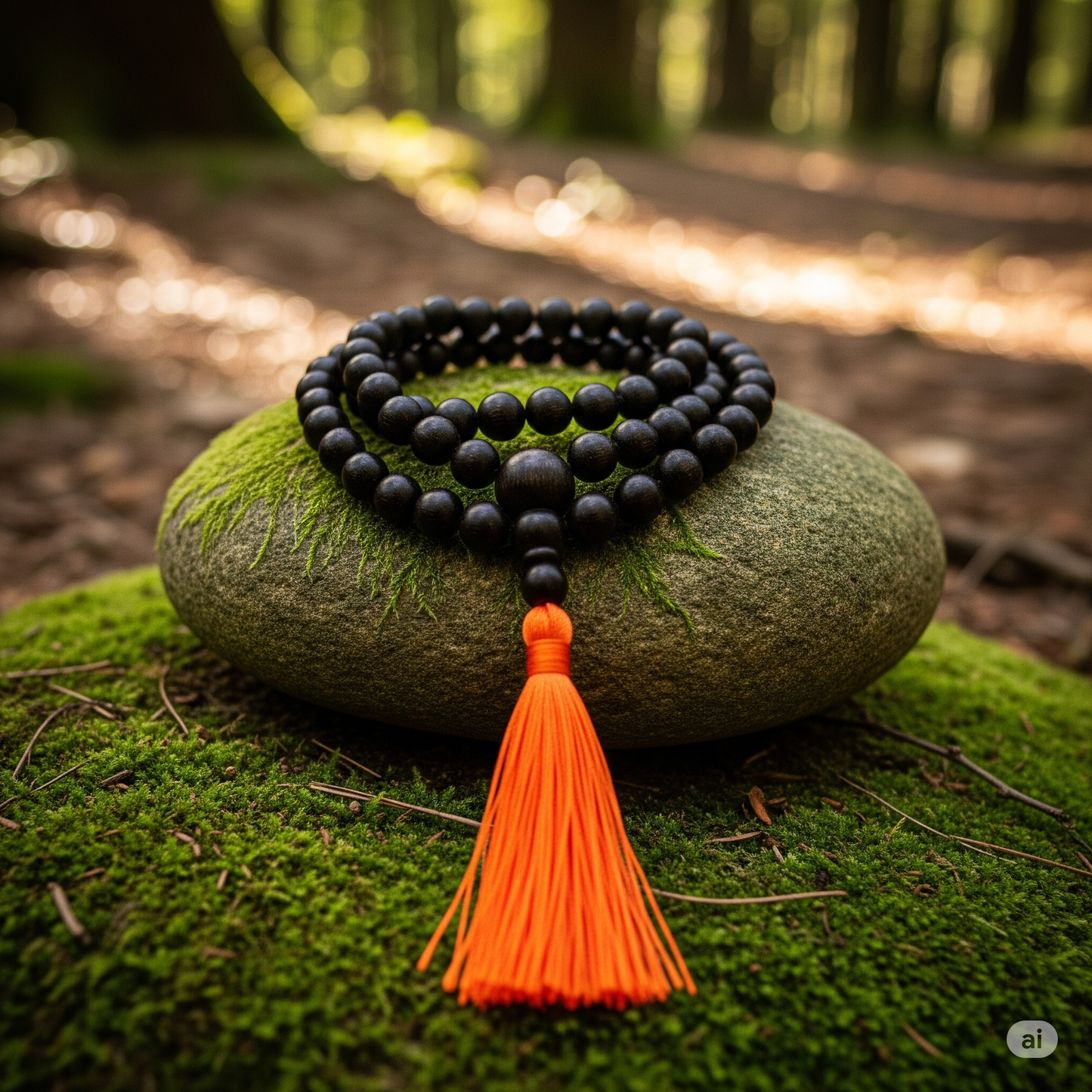 Karungali Kavach Harmony Combo (Mala + Bracelet)